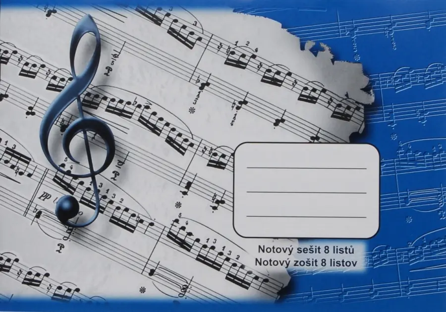 Sešit notový ML 1 - 8 listů
