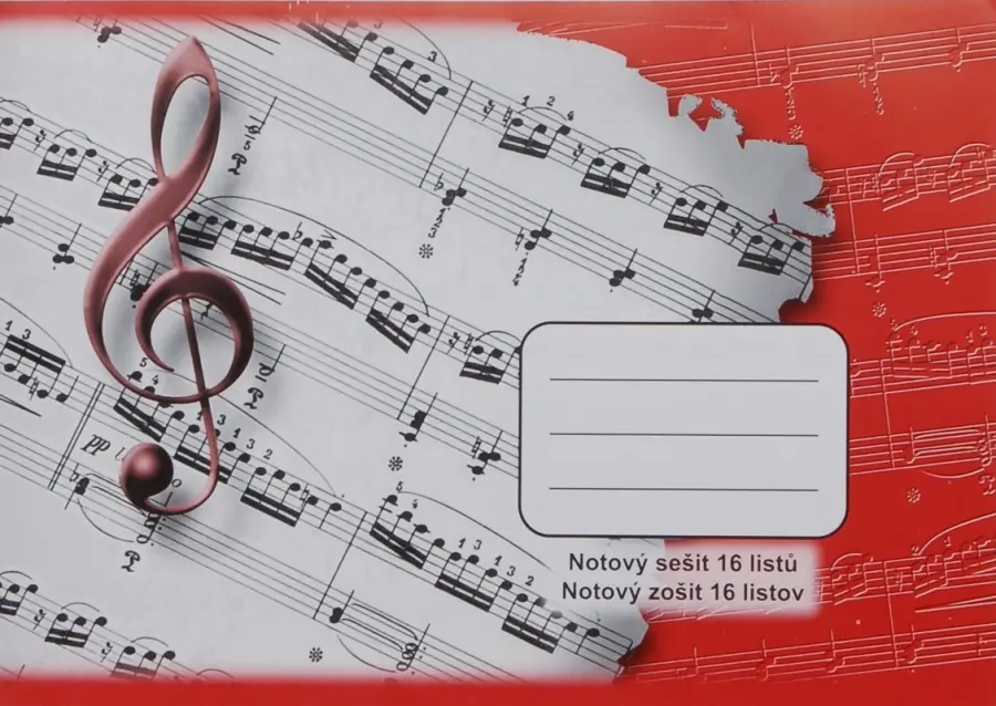 Sešit notový ML 2 - 16 listů