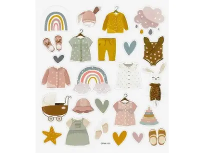 Samolepky papírové DPNK-153 holka DP