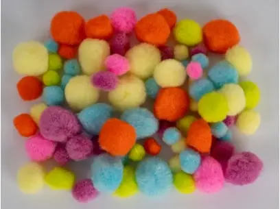 Bambulky akrylové mix Neon