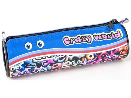 Penál rolka Crazy 2 modrý