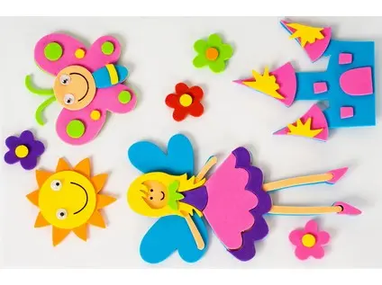 Samolepka pěnová 3D 12 princezna