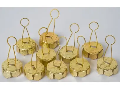 Očka na baňky 18 mm DPZS-001 zlaté DP
