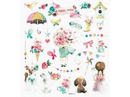 Samolepky papírové DPNK-117 Marisella DP