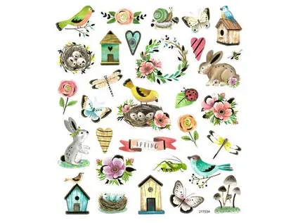 Samolepky papírové DPNK-120 jaro DP