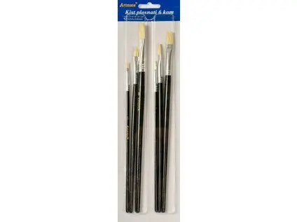 Štětec sada plochý 6 ks