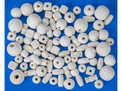 Korálky dřevěné Natural DP