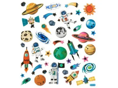 Samolepky papírové DPNK-130 kosmos DP