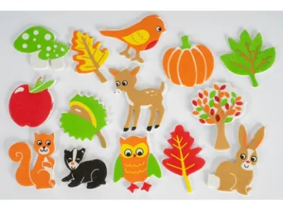 Samolepky pěnové 27 les