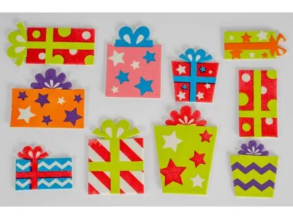 Samolepky pěnové 29 dárky