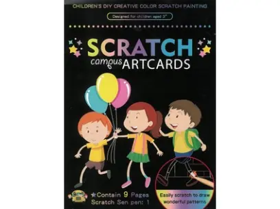 Obrázek škrabací Mark 9 ks 09 škola