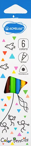 Pastelky 6 trojhranné Acmeliae