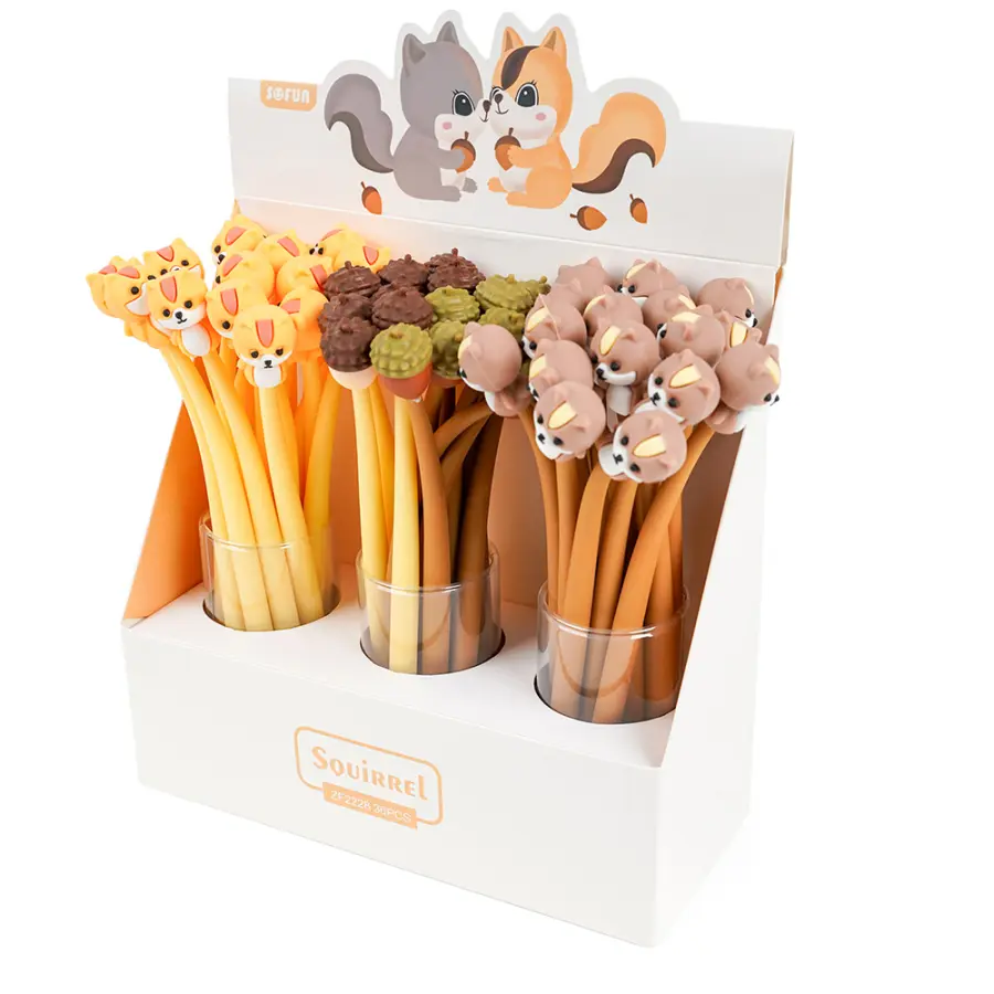 Pero gelové Silky 27 Squirrel mix