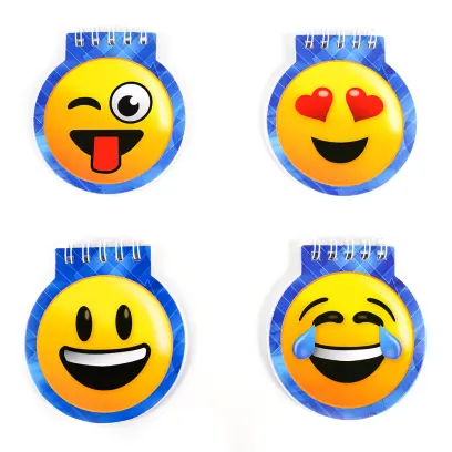 Blok spirálový Wire 20 smajlík mix