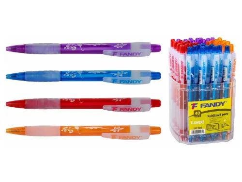 Pero kuličkové Flowers mix