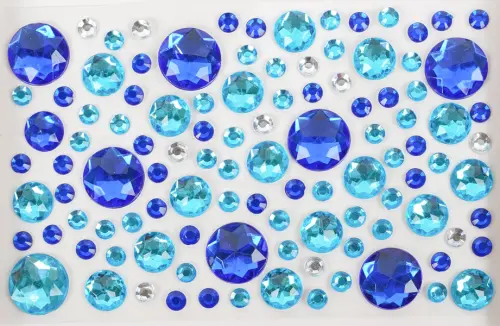 Kamínky samolepicí 04 krystalky 10ks