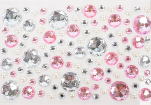 Kamínky samolepicí 04 krystalky 10ks