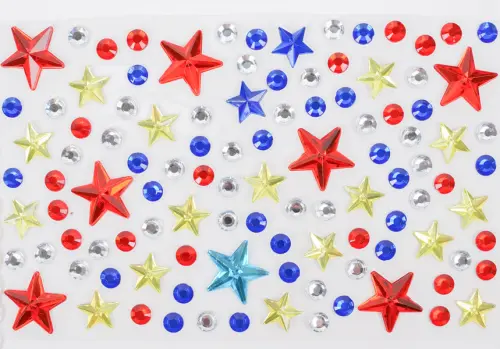Kamínky samolepicí 05 hvězdy 10ks