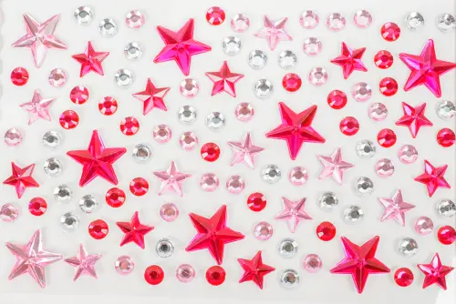 Kamínky samolepicí 05 hvězdy 10ks