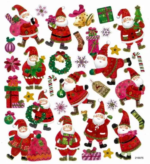 Samolepky papírové DPNK-073 Santa Clause DP