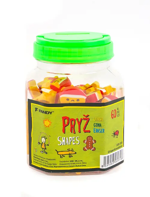 Pryž Shapes 60 ks 54 perníček