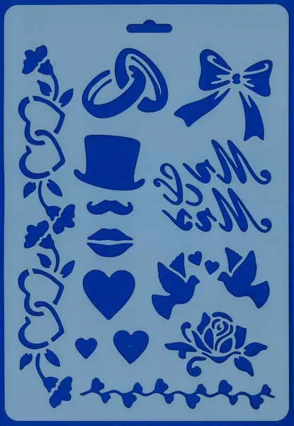 Šablona Silhouette 17 Wedding