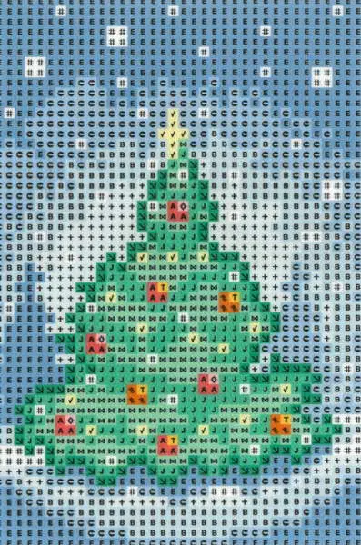 Mozaika diamantová B 09 stromeček