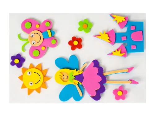 Samolepka pěnová 3D 12 princezna