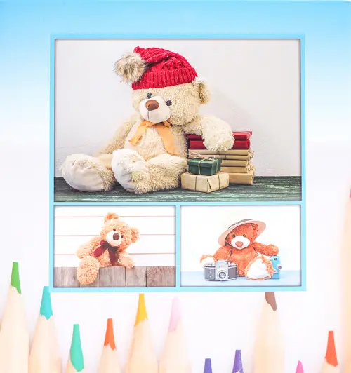 Fotoalbum KD-46200B Teddy 1 modré