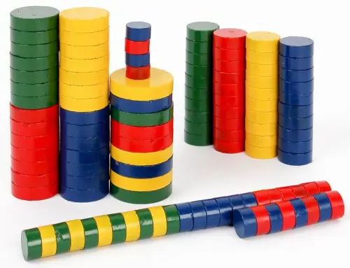 Magnety 10 mm 48 ks barevné