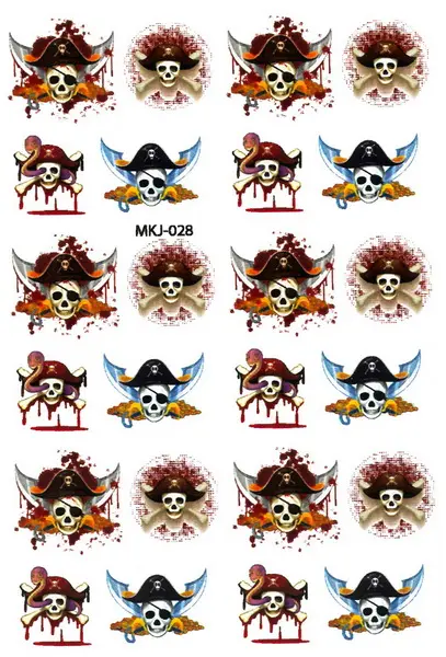 Samolepky papírové Mini MKJ-028