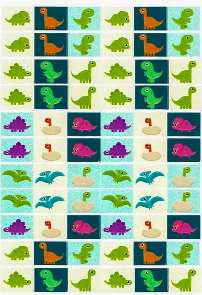 Samolepky papírové Mini MKJ-034