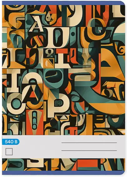 Sešit 540 bezdřevý, formát A5, 40 listů, čistý