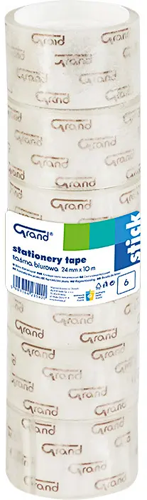 Páska lepicí 24 mm x 10 m věž 6 ks