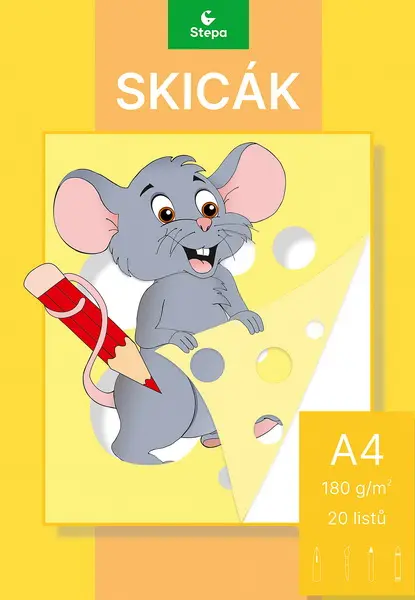 Skicák A4 20 listů