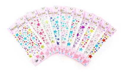 Kamínky samolepicí 05 hvězdy 10 ks