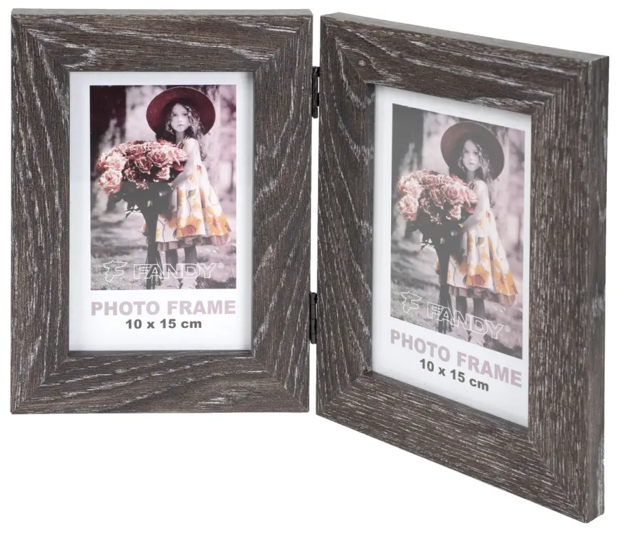 Fotorámeček Narvik 10x15/2 2 tmavě hnědý