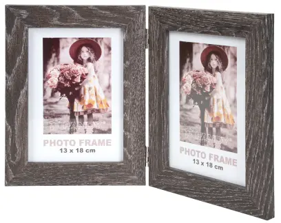 Fotorámeček Narvik 13x18/2 2 tmavě hnědý
