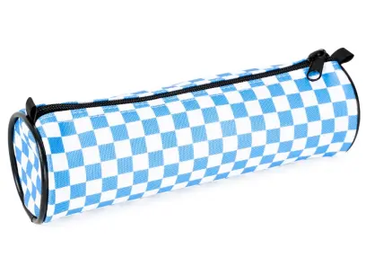Penál rolka Checkers 1 modrý