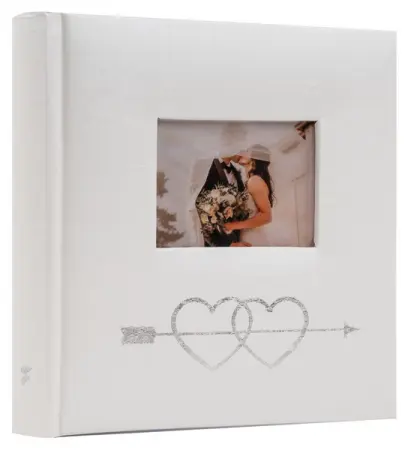 Fotoalbum B-4650SW 2Hearts 1 stříbrné