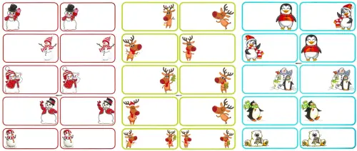 Jmenovky na dárky XMAJ-017