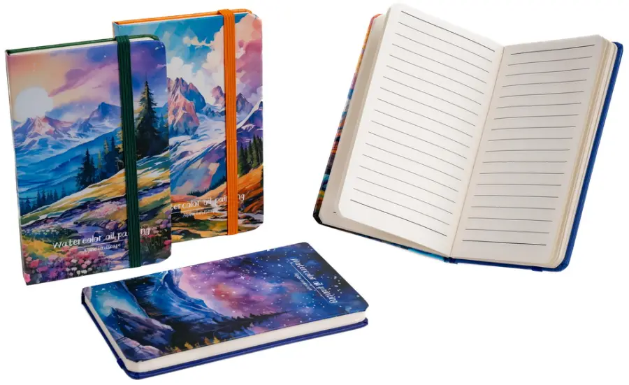 Zápisník A6 Mountains mix