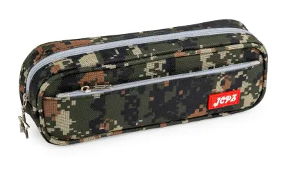 Penál etue Camo 3 zelený