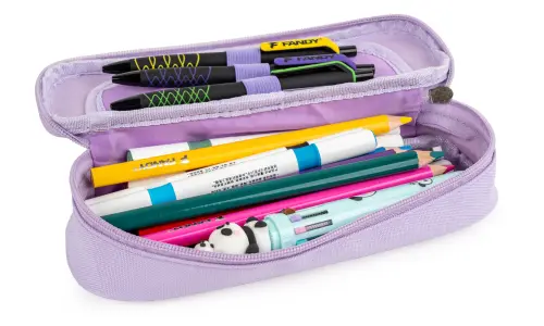 Penál etue Chess 3 fialový