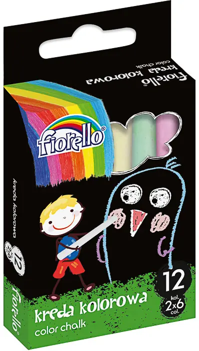 Křída barevná GR-F12-6