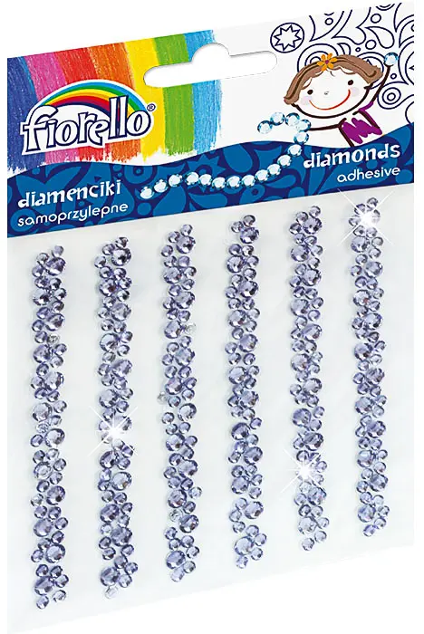 Kamínky samolepicí GR-DS07 fialové