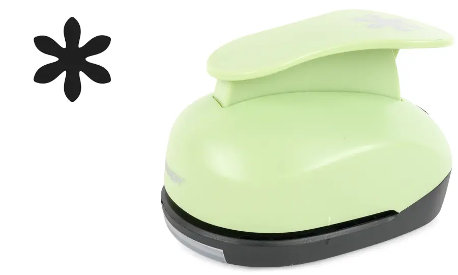 Děrovačka dekorační 75mm kytka 34