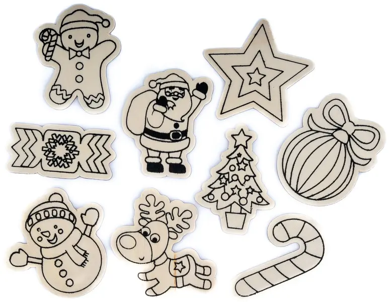 Ozdoba dřevěná s magnetem MAGN-004 DP