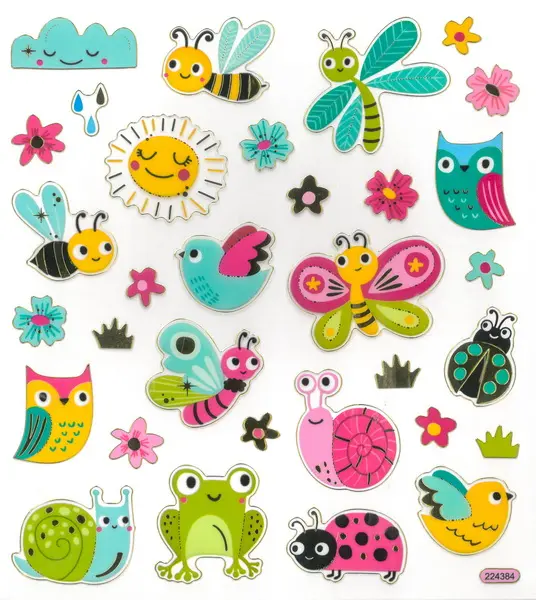 Samolepky papírové DPNK-227 louka DP