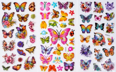 Samolepky plastické Adore 6 ks 05